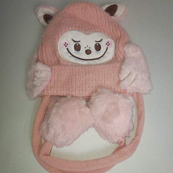 Other - Pink Labubu hat that waves.
